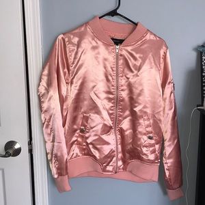 Rose gold Bomber Jacket brand new